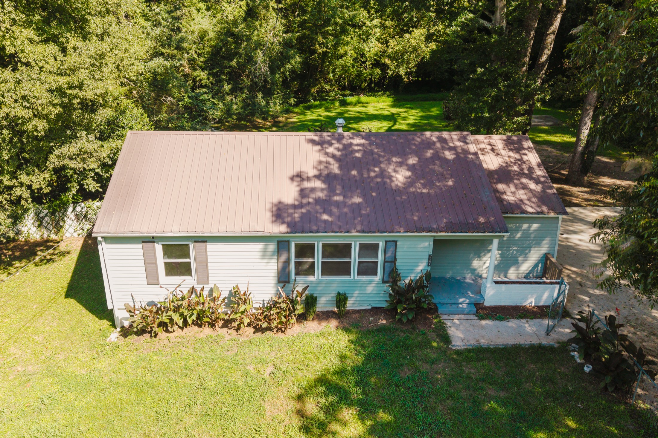 Aerial drone photo edited