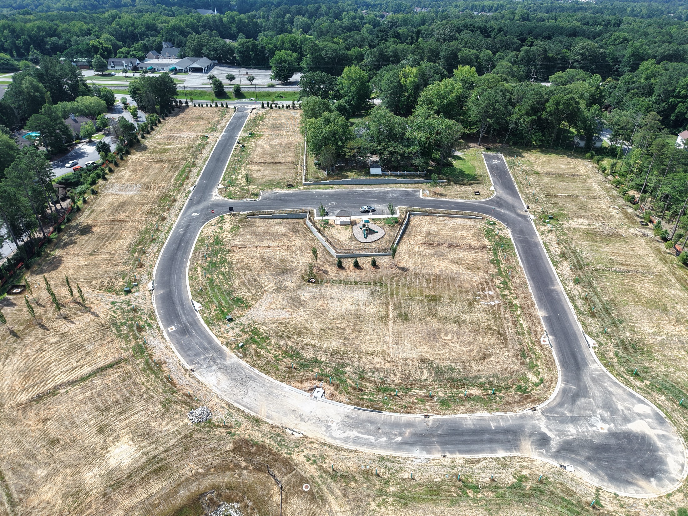 Aerial property view